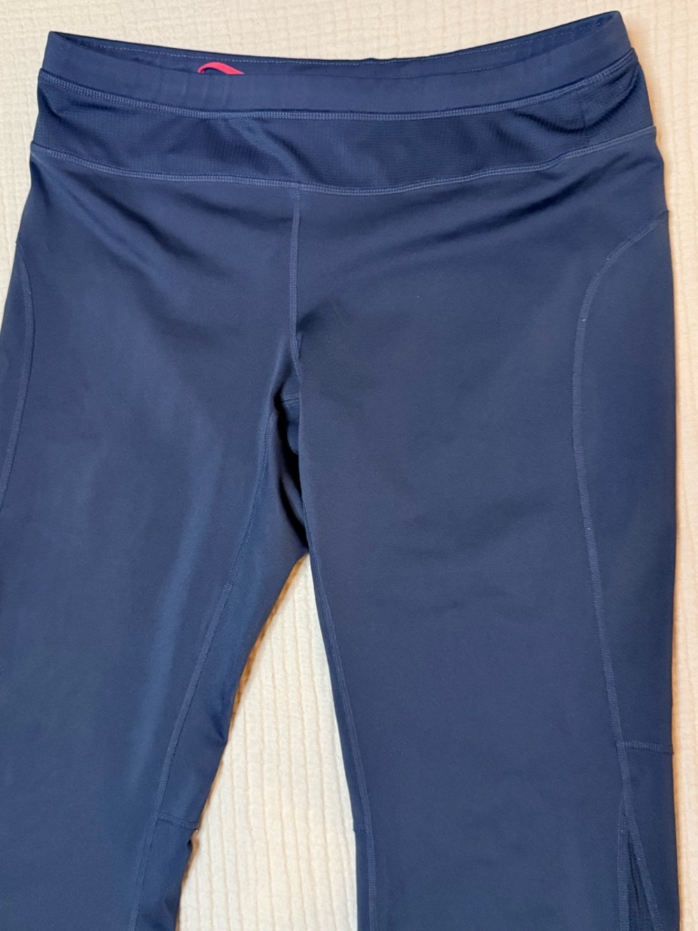 Athleta Women Large Charcoal Bootcut Yoga Pants Athletic 39" Inseam Reflective - Picture 4 of 16